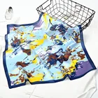 Scarf Square Satin Scarf Satin Silk Scarf Square Scarf Imitated Silk