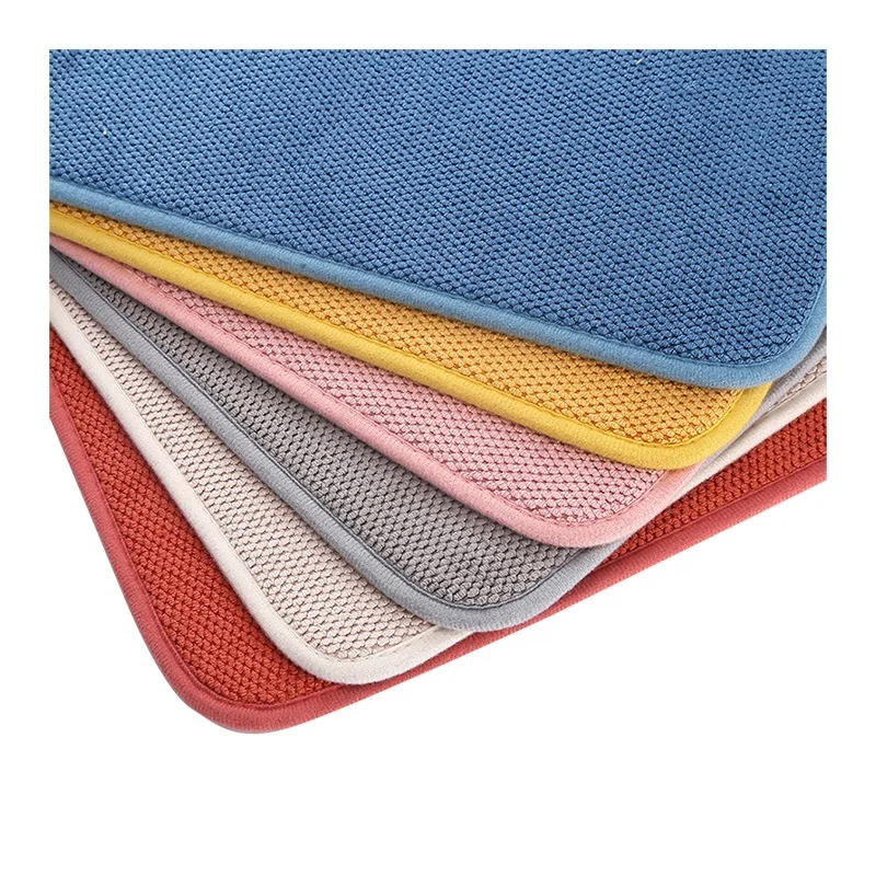 Meita Home Dish Drying Mats for Kitchen Counter custom size Drying Pad Heat Resistant mat Gadgets Kitchen Accessories