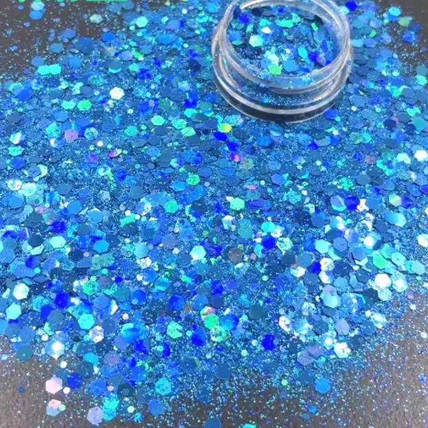 chunky blue
