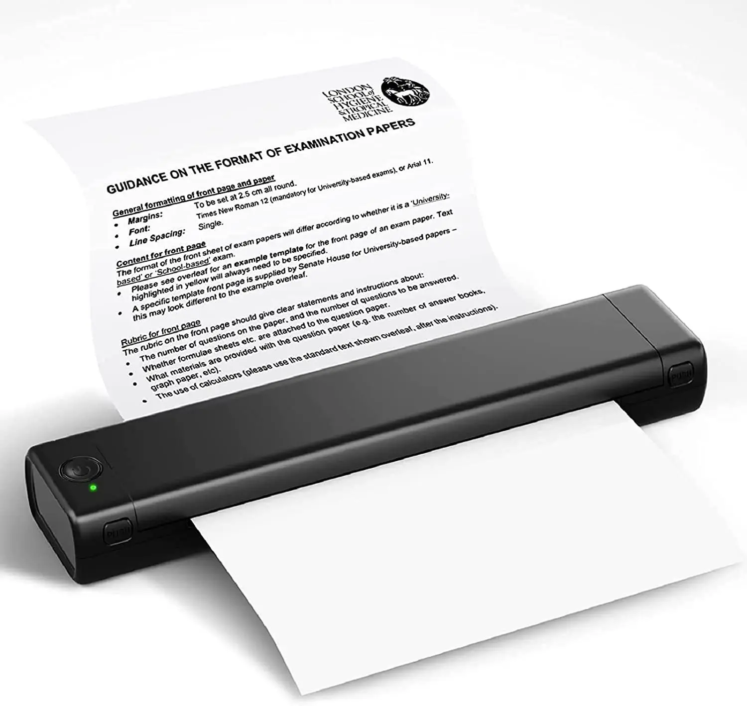 Phomemo M08F A4 Paper Printer Portable Thermal Printer BT Printer Compatible with Android & iOS Phone & Laptop for Office