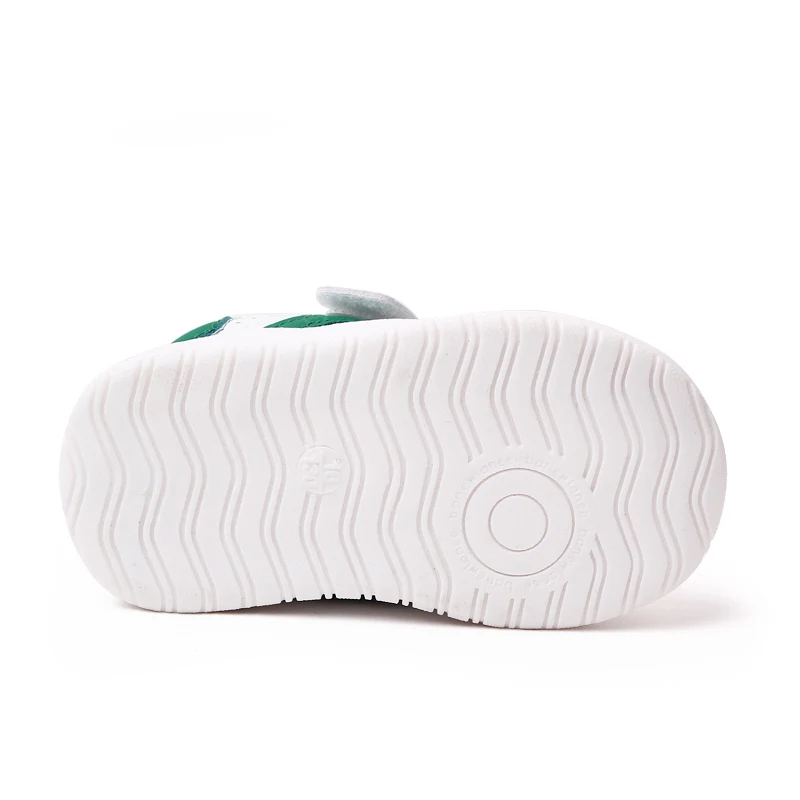 New Arrival Soft PU Leather Sport White Toddler Kids Baby Casual Shoes 2023 manufacture