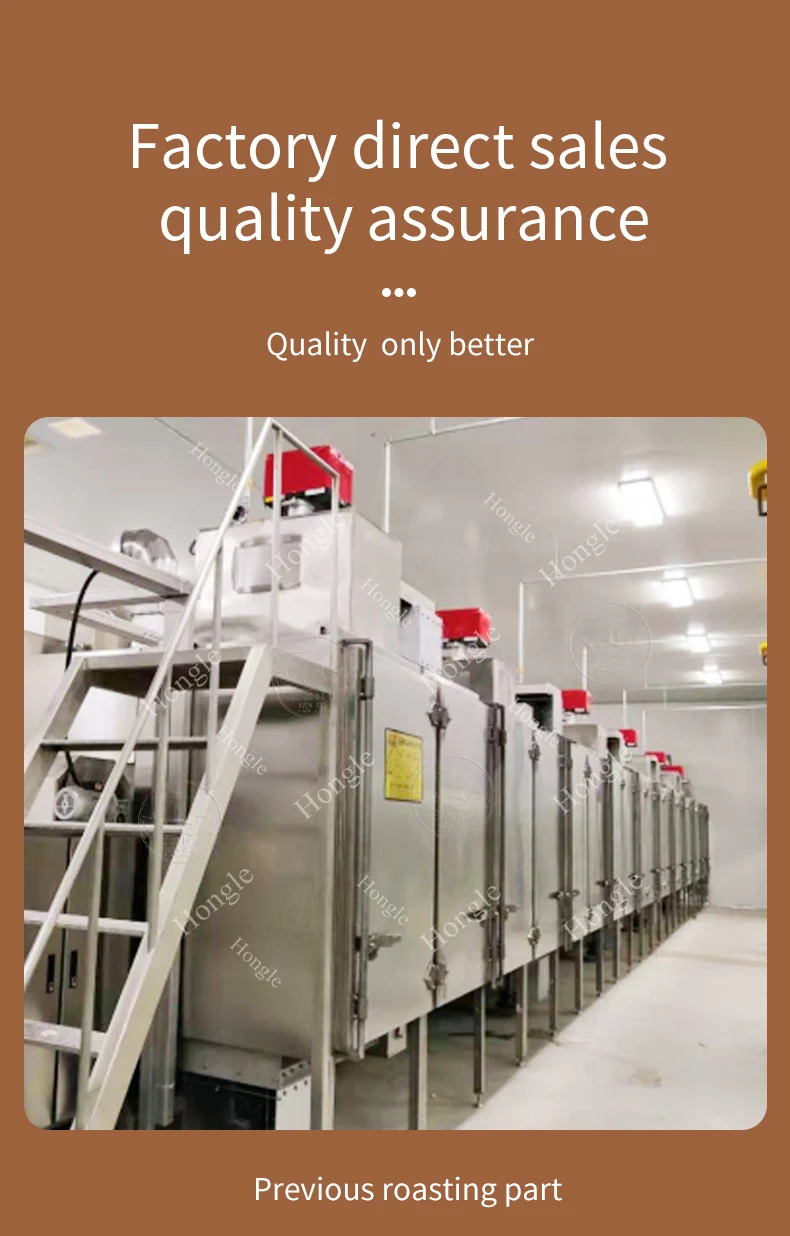 Bean Product Processing Machine Coated Peanut Nuts Green Bean Salted Fried Broad Beans Production Line factory