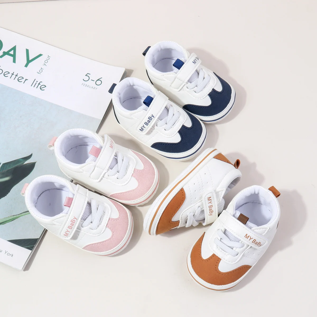 Reliable Flexible Hook&loop Versatile Practical Orthopedic Infant Shoes Unisex Classic Casual Daily Baby Shoes manufacture