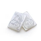 Shell Natural Mother Of Pearl Carved Cameo 12 Zodiac Cross Shell Charm Pendant Jewelry
