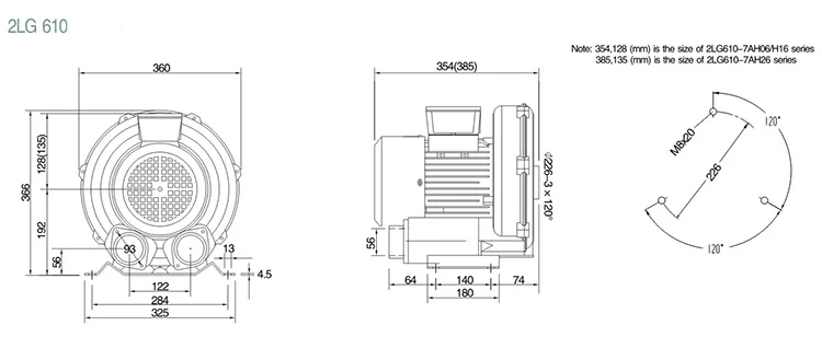 Ring Blower, 4hp, 380 V, 265 - detail 12