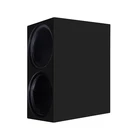 Best Seller Cruve Sided Speaker Empty Box With Top Baffle And Rear