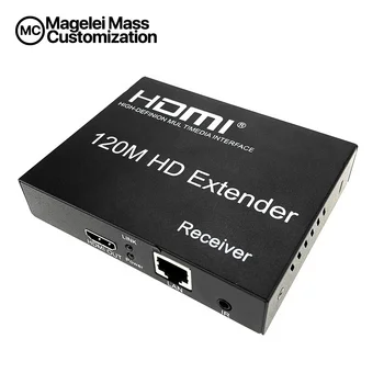 Prime OEM 1080P Single Network CAT5E/6 HDMI Extender RJ45 120M Signal Transmitter and Receiver Amplifier
