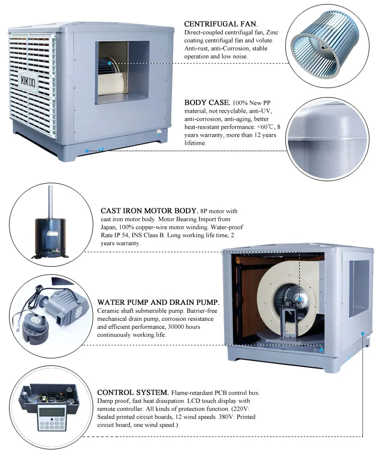 Centrifugal Industrial Air Cooler, 220-240, Electric - detail 4