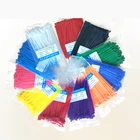 Customized Cable Ties WZUMER OEM Customized Colors Nylon Strap Cable Ties Self-locking Nylon Cable Tie