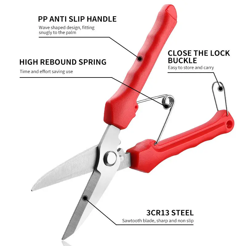 Industrial cutting scissors