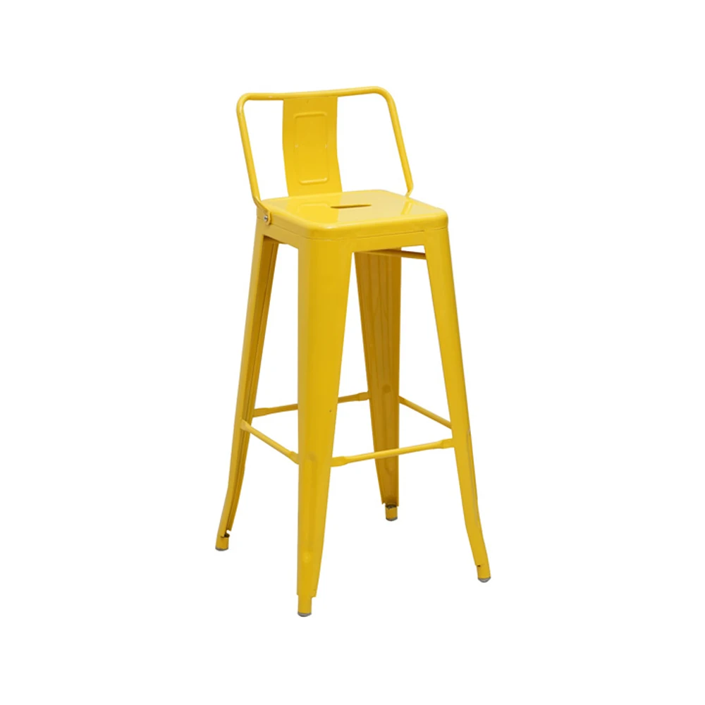 Bar Furniture Counter Height Stool Chairs Industrial Restaurant Dining Metal Wholesale Kitchen High Bar Counter Chair