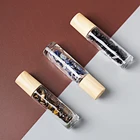 Gemstone Wholesale Clear Glass Natural Quartz Crystal Gemstone Essential Oil Roller Bottles