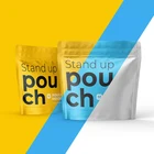 Foil Food Food Custom Resealable Aluminum Foil Flat Pouch Laminated Zipper Plastic Biodegradable Food Packaging Bag