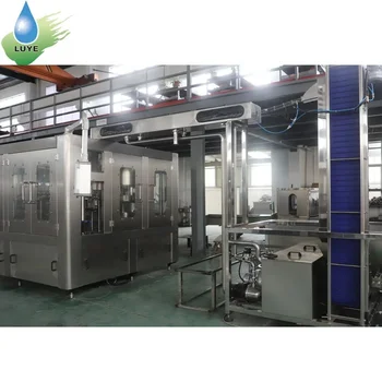 Automatic PET Bottle Drinking Water Filling Machine 500mL 0.5 Liter Liquid Bottling Packaging Production Line Plant