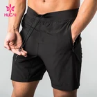 Fit Polyester Shorts OEM Custom Mens Athletic Gym Activewear 100% Polyester Dry Fit Running Shorts For Men