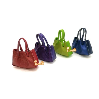 iland miniatures 1:6 Doll's Accessories Leather Bag Satchel Handbag with Magnet Closure HO018C