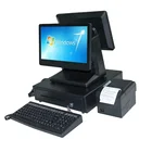 Point Pos Cash Register SW1562 Double Touch Screen POS System Restaurant Cash Register Point Of Sale