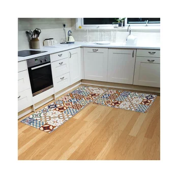 Customizable Eco-friendly Pvc Doormat Digital Printed Anti-fatigue Floor Mat Soft Waterproof Table & Bathroom Teppich