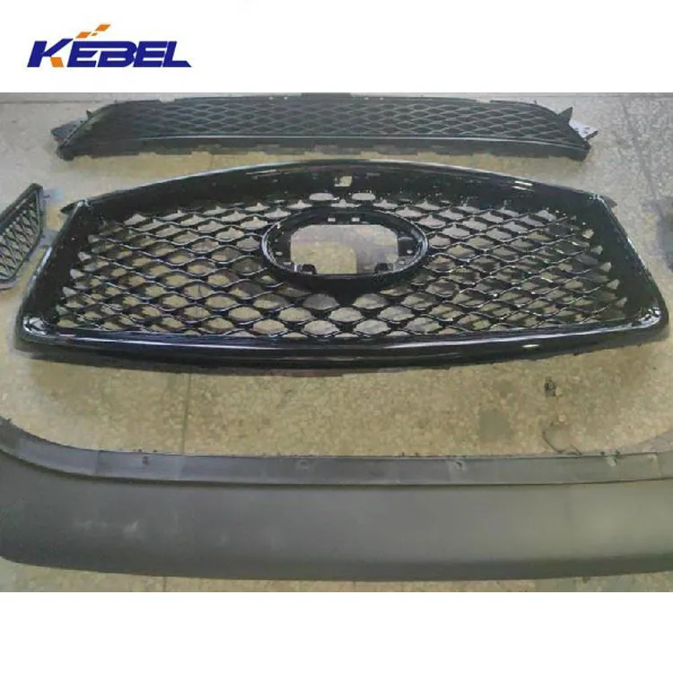 product front bumper assembly for infiniti qx50 2019 2021 no drill installation rust proof technology-5