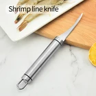 Seafood Prawn Creative Kitchen Tools For Cleaning Seafood Stainless Steel Prawn Shrimp Prawn Peeler Knife