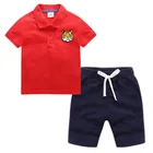 Boys Clothing Boys Hot Sales Boys Short Sleeve Polo Shirt Clothing Sets For Kids