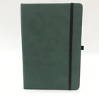 White Notebook 2021 Hot Sale Dark Green Cover White Paper Digital Binder Notebook With Pen Holder