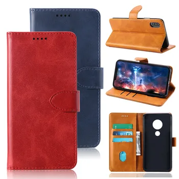 Luxury PU Leather Flip Wallet 4 Mobile Smartphone Stand Card Cover Holder Bag Back Case For Nokia 8.3 5G C1 C2 3.