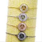 Necklace Crystal Necklaces Jewelry Chain Necklace Crystal Cubic Zirconia Round A-Z Letter Pendant Necklaces