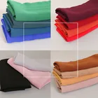 Wholesale Chiffon Chiffon Designer Muslim Hijab High Quality Monochrome Natural Wrinkles Wholesale Chiffon Muslim Hijab