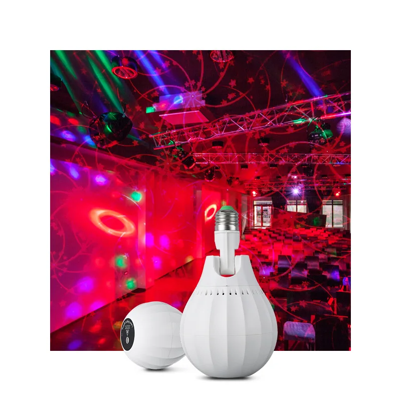 E27 laser lights projector stage Animation Patterns DJ Dance Bar for remote control  Projector Rechargeable Party Light