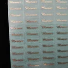 Metal For Custom Small Size Waterproof Nickel Metal Gold Logo Watch Stickers For Sunglasses