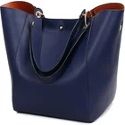 Handbags Clutches Eime PU Leather Waterproof Handbags Clutches Big Bags Ladies Handbags