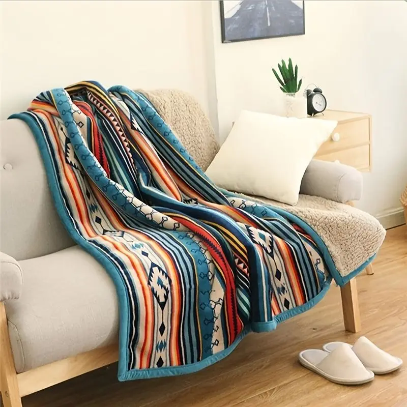50x60 throw sherpa blanket soft flannel printed fuzzy microfiber comfy blanket for bed,couch