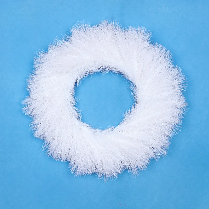 Pampas Wreath Faux Artificial Pampas Ring Boho Style Home Decoration