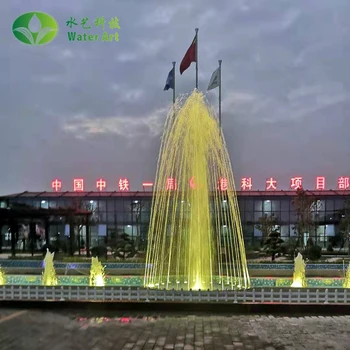 Free Design Dia 16m Music Dancing Floor Fountain with Led Lights Garden Fountain