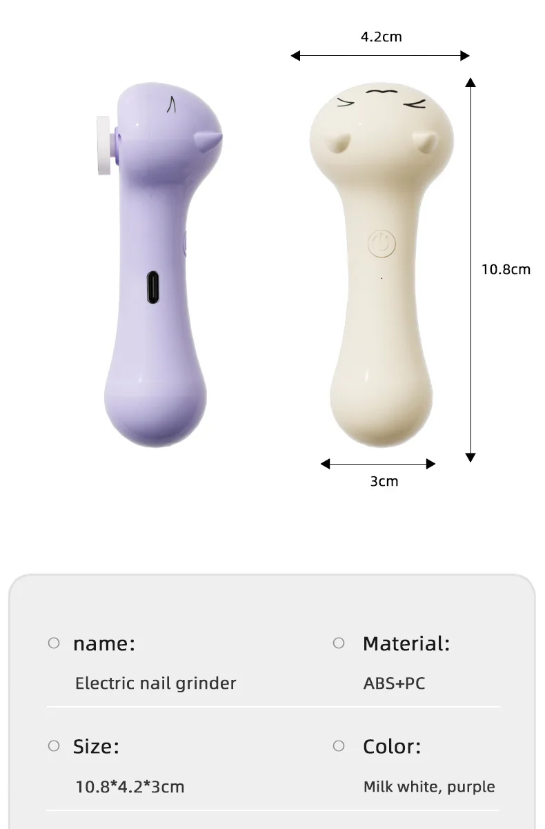 Wholesale New USB Rechargeable Pet Nail Grinder Safe to Use for Dogs and Cats Pet Supplies factory