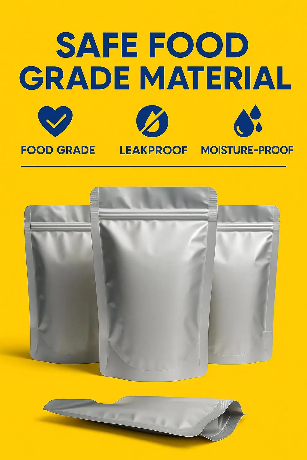 Custom Printed Microwaveable Stand up Retort Pouch for Convenient Ready to Eat Meals and Instant Soup - detail 5