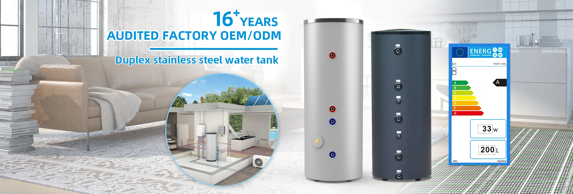 Gas Air Water Boiler, SST, Stainless, Steel, CO2 - detail 2