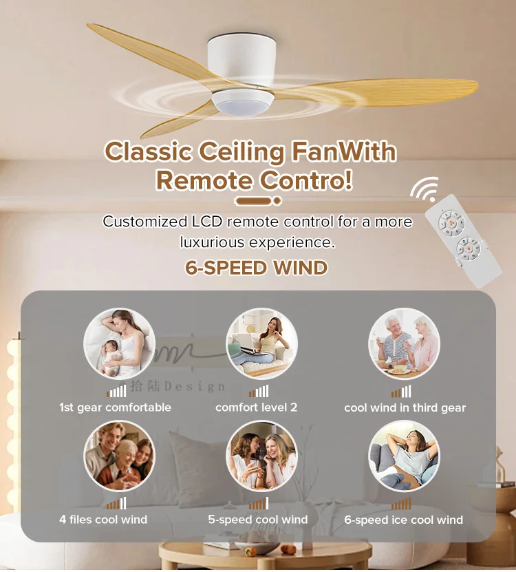 Control Led Ceiling Fan, JS-3038D - detail 10