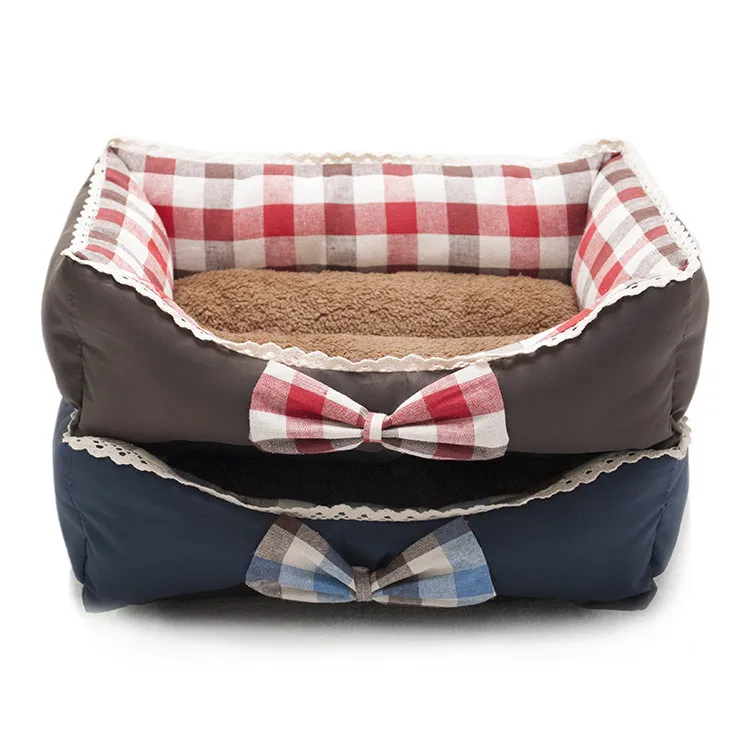 Manufacturers Lace bow pet nest mats washable eco friendly wholesale dog beds
