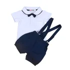 Boy Baby Clothes Boy Baby Clothes Sets Infants Boy Clothes Tops Overalls 2PCS Outfits Boy Baby