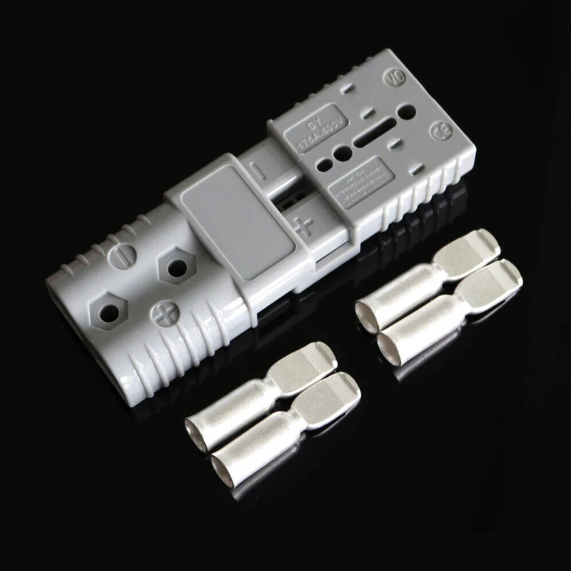For Anderson 50A 80A120A 175A 350A 600V Plug Cable Terminal Battery Power Connector Kit Quick Plug Battery Charging Connector插图2