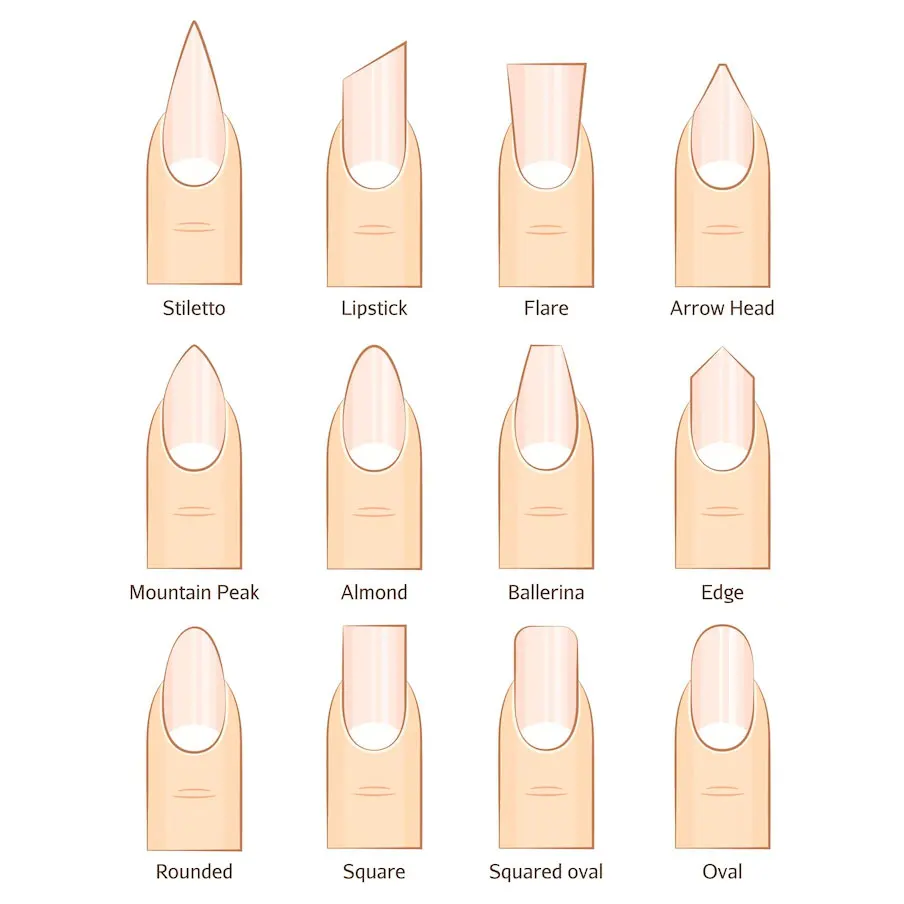 custom shape nails