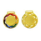 Promotional Gift Custom Gold Military Sport Keys Miraculous Cycling With Ribbon Oly Mpic Medal