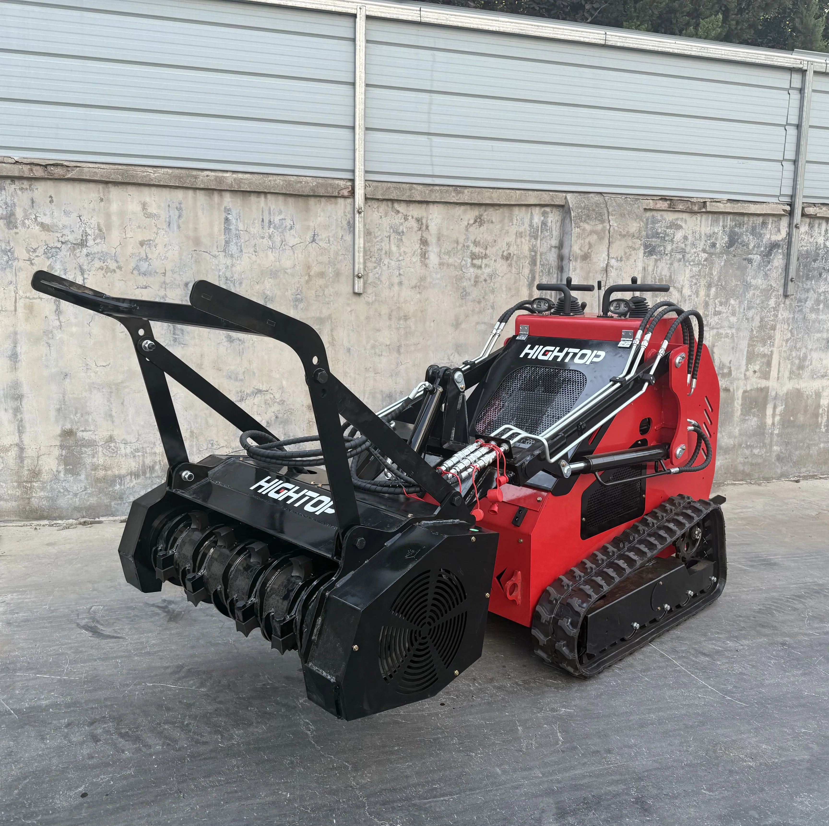 product epa engine mini loader fast delivery cheap diesel front end loader track mini skid steer v1000 crawler eaton hydraulic pump-11
