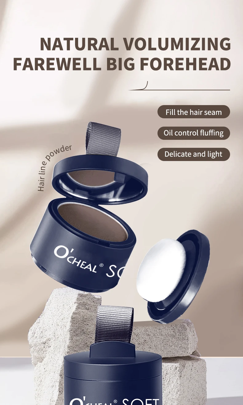 OCHEAL High-Quality Outline Filled Forehead Shadow Powder Waterproof and Sweat Proof Hairline Powder