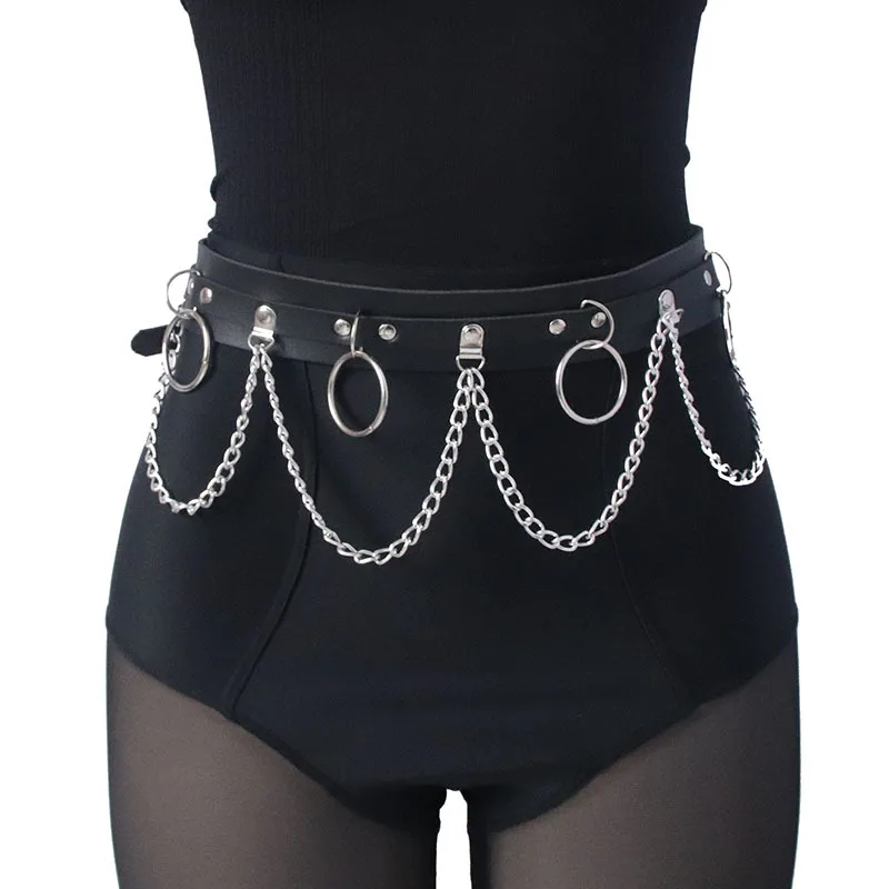 gothic chain belts