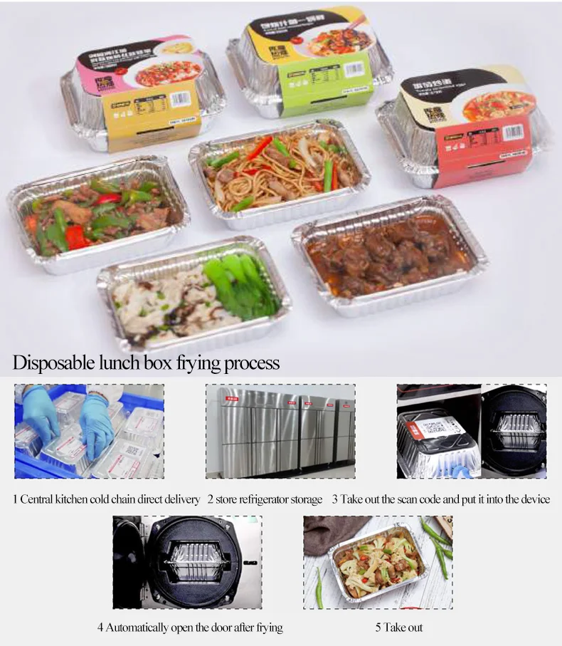 Commercial Automated Rice Automatic Food Cooking Machine No-Fume No-Clean Smart Cooking Equipment manufacture