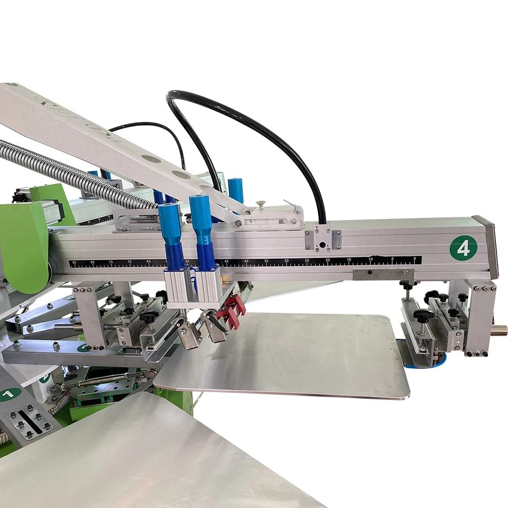 product dongguan ruida machinery automatic 8 color 18 stations carousel serigraphy machine for t shirts-4