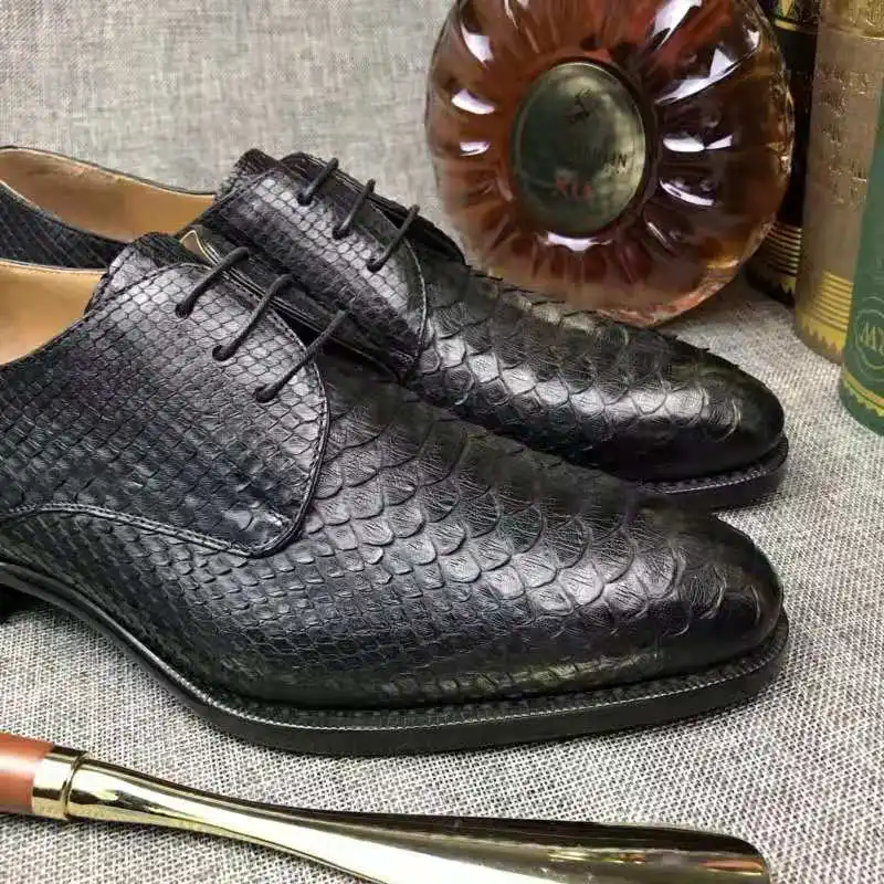 pure crocodile leather shoes